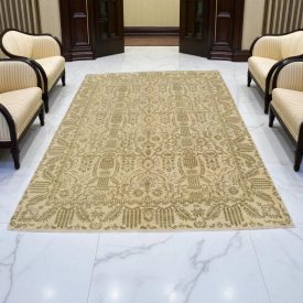   Covor modern multicolor Aikat 274x199 covor modern lucrat manual pentru living