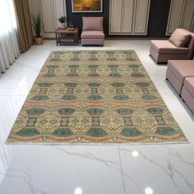   Covor modern multicolor Aikat 288x200 covor modern lucrat manual pentru living