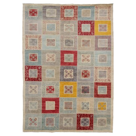 Covor modern multicolor Aikat 287x200 covor modern lucrat manual pentru living