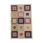 Covor multicolor Aikat 117x188 covor modern lucrat manual pentru living