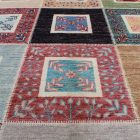 Covor multicolor Aikat 117x188 covor modern lucrat manual pentru living