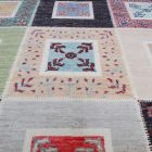 Covor multicolor Aikat 117x188 covor modern lucrat manual pentru living