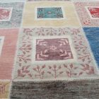 Covor modern multicolor Aikat 179x117 covor modern lucrat manual pentru living