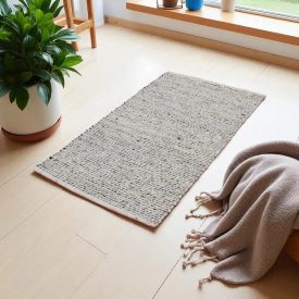 Covor țesut Rustic 90x160 covor gros din lână