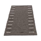 Covor gros din lână Rustic 70x147 covor maro
