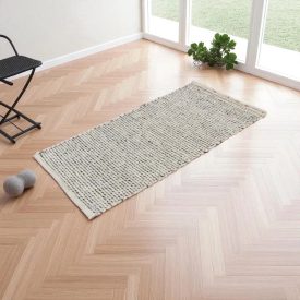 Covor țesut Rustic 70x144 covor gros din lână