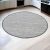 Covor rotund din lână Rustic 190x190 covor gri