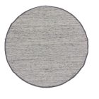 Covor rotund din lână Rustic 190x190 covor gri