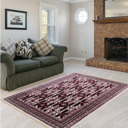 Covor clasic bej Afghan 160x230 covor de living cu model oriental