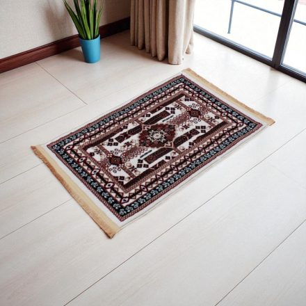 Covor clasic bej Afghan 60x90 covor cu model oriental