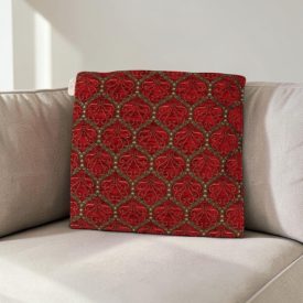 Pernă decorativă bordo 45x45 cm – Palatul Rubinului