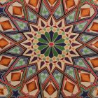 Pernă decorativă crem 45x45 cm – Stea orientală