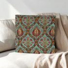 Pernă decorativă turcoaz 45x45 cm – Rodia Bosforului