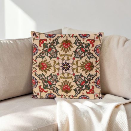Pernă decorativă crem 45x45 cm – Ornament oriental