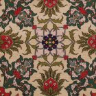 Pernă decorativă crem 45x45 cm – Ornament oriental