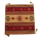 Pernă decorativă bordo 45x45 cm – Dungi de caravană