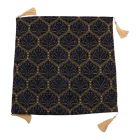 Pernă decorativă bleumarin 45x45 cm – Ornament albastru de noapte