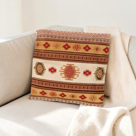 Pernă decorativă bej 45x45 cm – Kilim de nisip