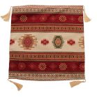 Pernă decorativă bordo 45x45 cm – Dungi nomade