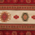 Pernă decorativă bordo 45x45 cm – Dungi nomade