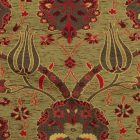 Pernă decorativă verde măsliniu 45x45 cm – Grădina Sultanului cu măslini