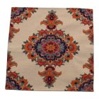 Pernă decorativă crem 45x45 cm – Mandala floarea-soarelui