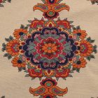 Pernă decorativă crem 45x45 cm – Mandala floarea-soarelui