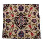 Pernă decorativă crem 45x45 cm – Lalea safir