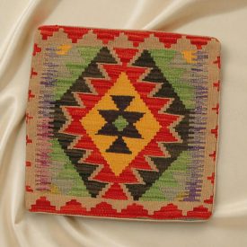   Față de pernă Kilim țesută manual 45x45 pernă decorativă afgană