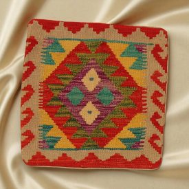   Pernă decorativă țesută manual 45x45 față de pernă Kilim