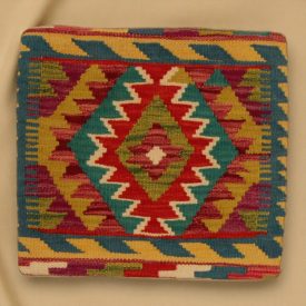Față de pernă Kilim țesută manual 45x45 pernă decorativă afgană