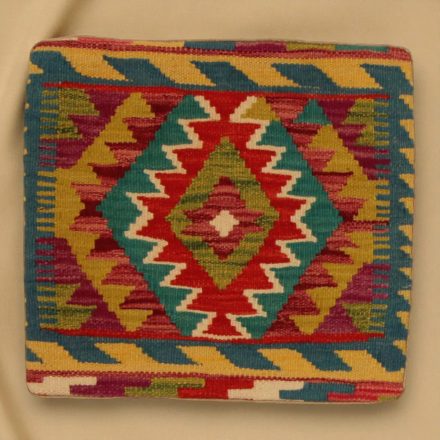 Față de pernă Kilim țesută manual 45x45 pernă decorativă afgană