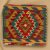 Față de pernă Kilim țesută manual 45x45 pernă decorativă afgană