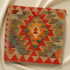 Față de pernă Kilim țesută manual 45x45 pernă decorativă afgană