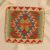 Față de pernă Kilim țesută manual 45x45 pernă decorativă afgană