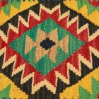 Pernă decorativă Kilim 45x45 față de pernă țesută manual