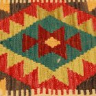 Pernă decorativă Kilim 45x45 față de pernă țesută manual