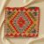 Pernă decorativă Kilim 45x45 față de pernă țesută manual