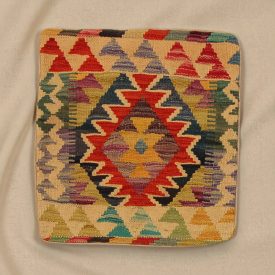 Pernă decorativă Kilim 45x45 față de pernă țesută manual