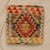 Pernă decorativă Kilim 45x45 față de pernă țesută manual