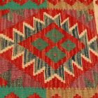 Pernă decorativă Kilim 45x45 față de pernă țesută manual