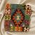 Pernă decorativă Kilim 45x45 față de pernă țesută manual