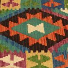 Pernă decorativă Kilim 45x45 față de pernă țesută manual