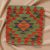 Pernă decorativă Kilim 45x45 față de pernă țesută manual