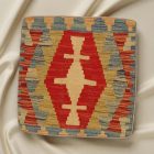 Pernă decorativă Kilim 45x45 față de pernă țesută manual