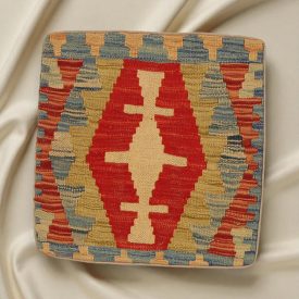   Pernă decorativă Kilim 45x45 față de pernă țesută manual