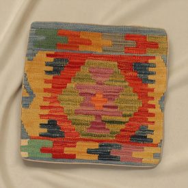 Pernă decorativă Kilim 45x45 față de pernă țesută manual
