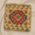 Pernă decorativă Kilim 45x45 față de pernă țesută manual