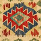 Pernă decorativă Kilim 45x45 față de pernă țesută manual