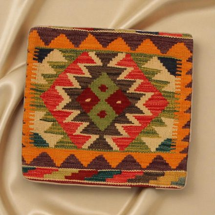 Pernă decorativă Kilim 45x45 față de pernă țesută manual